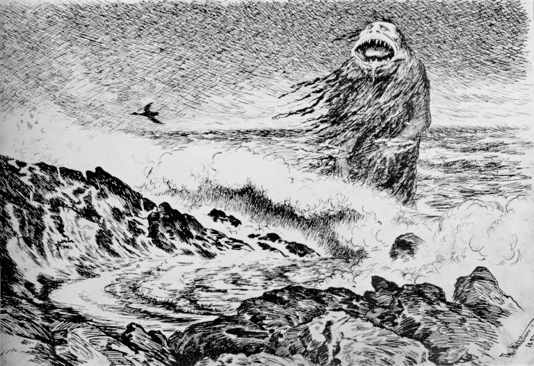 The Sea Troll by Theodor Kittelsen, 1887